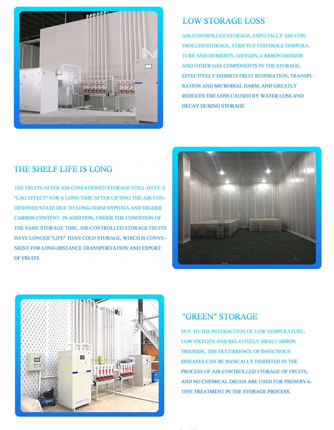 CONTROLLED ATMOSPHERE COLD ROOMS - Professional Freezer Room,Cold Room ...