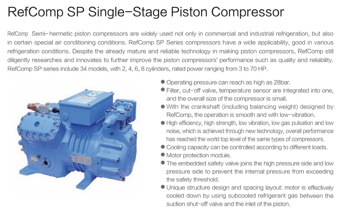 Refcomp SP Series Compressor